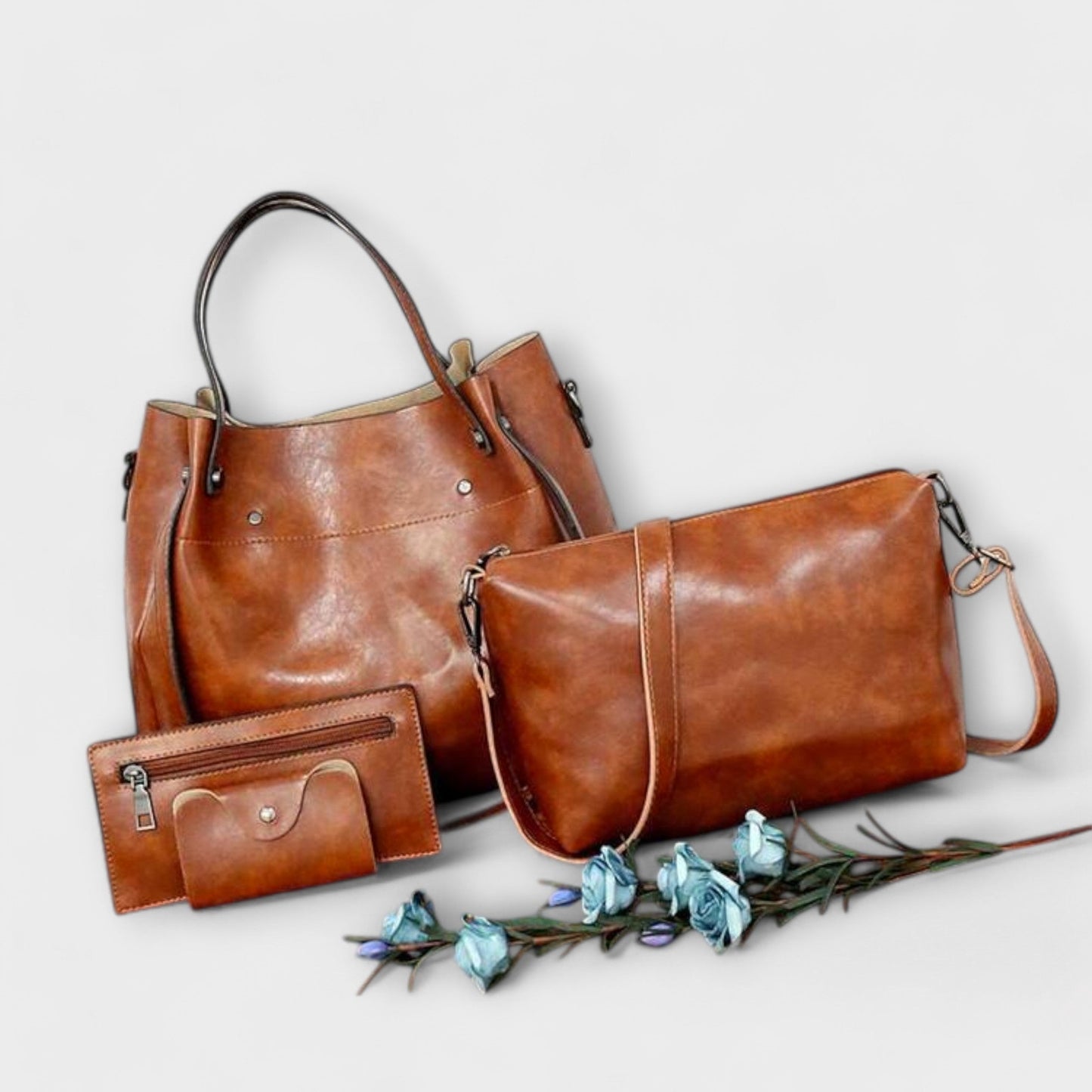 Alvhildea | Juego de bolsos vintage de 4 piezas 