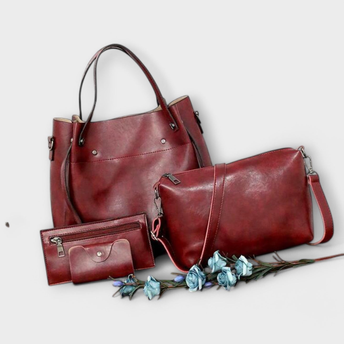 Alvhildea | Juego de bolsos vintage de 4 piezas 