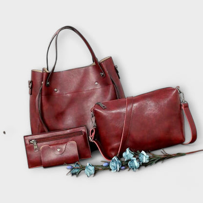 Alvhildea | Juego de bolsos vintage de 4 piezas 