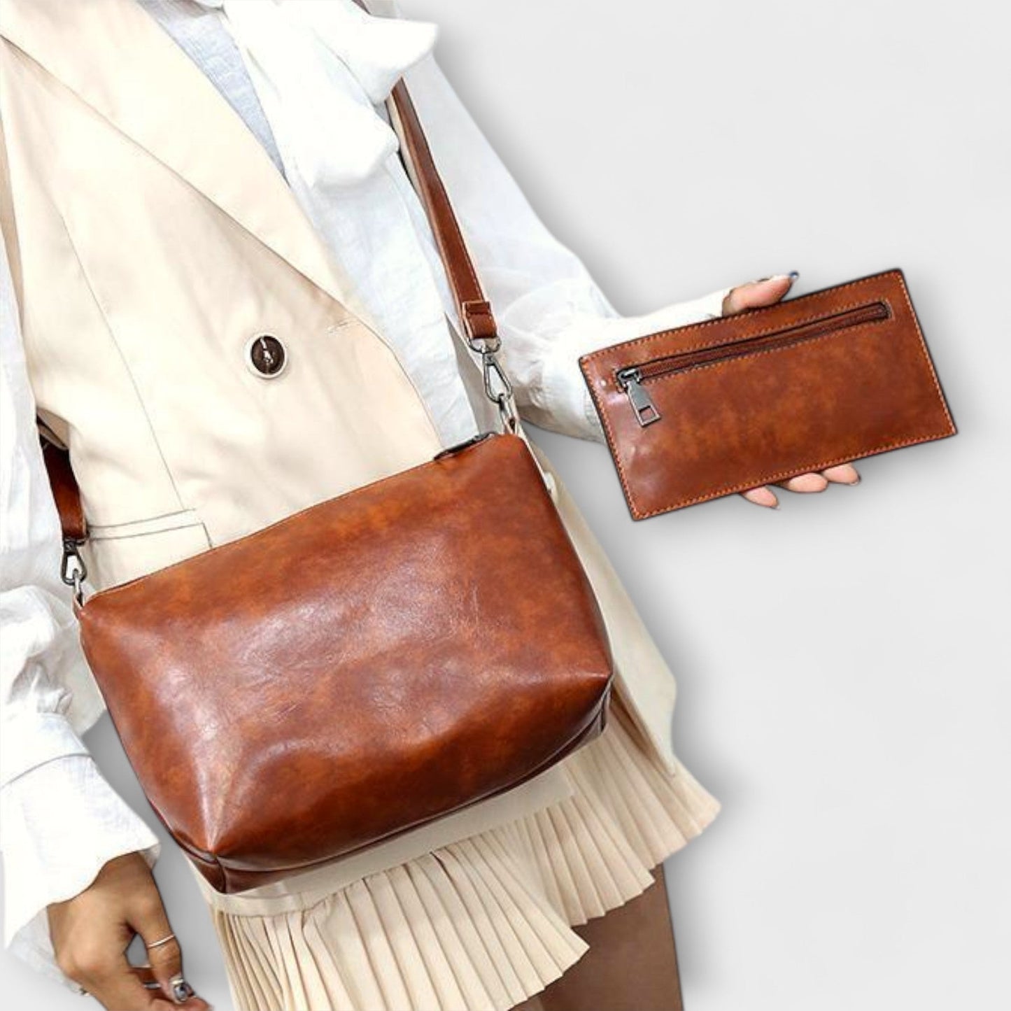 Alvhildea | Juego de bolsos vintage de 4 piezas 