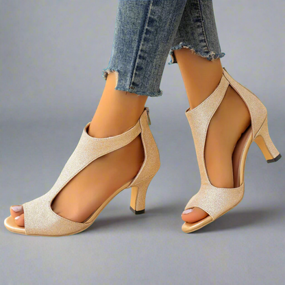 Heidrun | Sandalias de tacón elegantes y cómodas