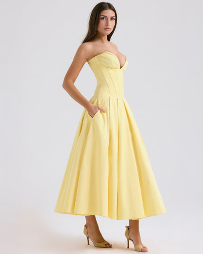 Vestido midi Amalfi