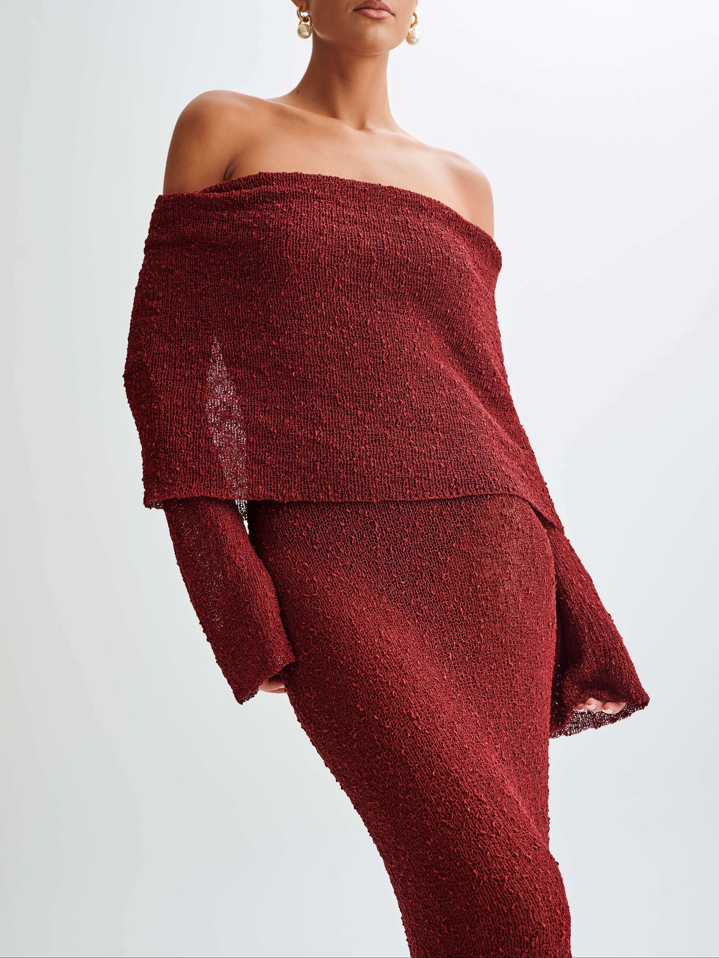 Kenvira™ | Vestido con hombros descubiertos