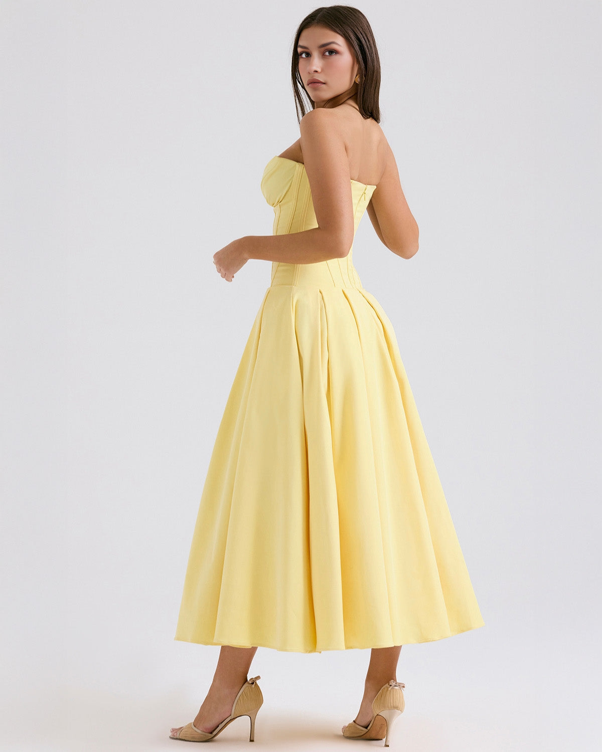 Vestido midi Amalfi