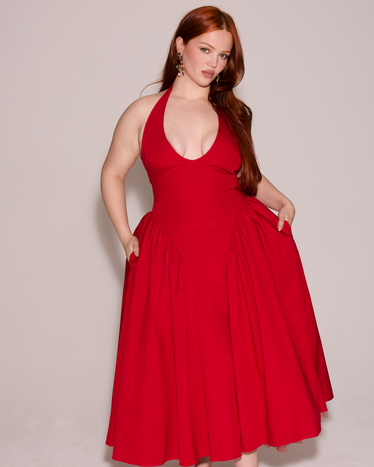 Vestido midi Monroe