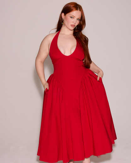 Vestido midi Monroe