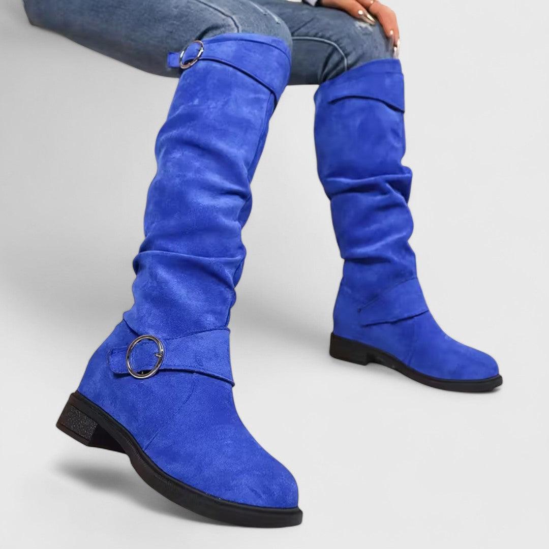 Aura | Botas altas hasta la rodilla de elegancia suave
