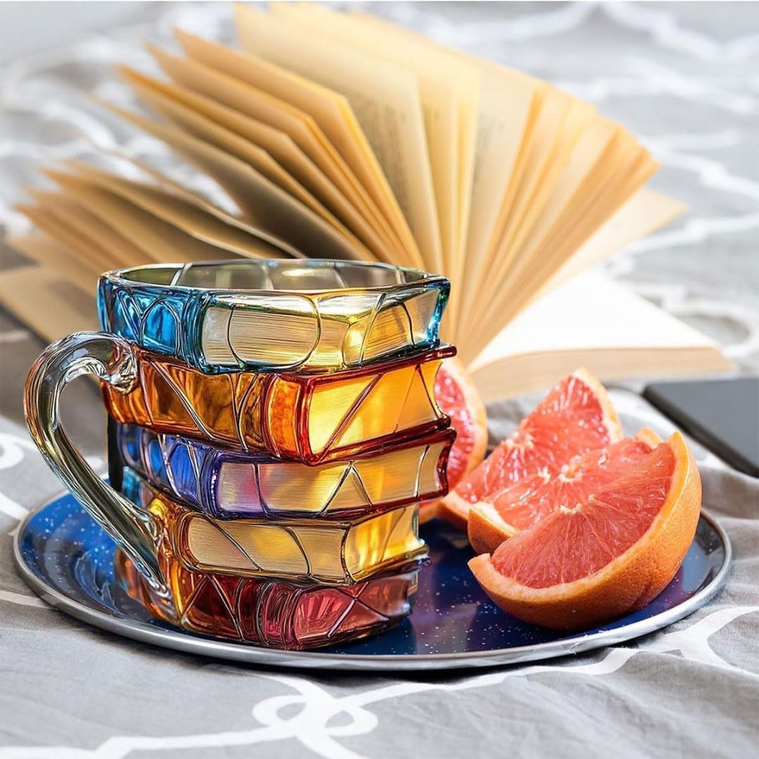 Taza 3D para el placer de la lectura hecha a mano 