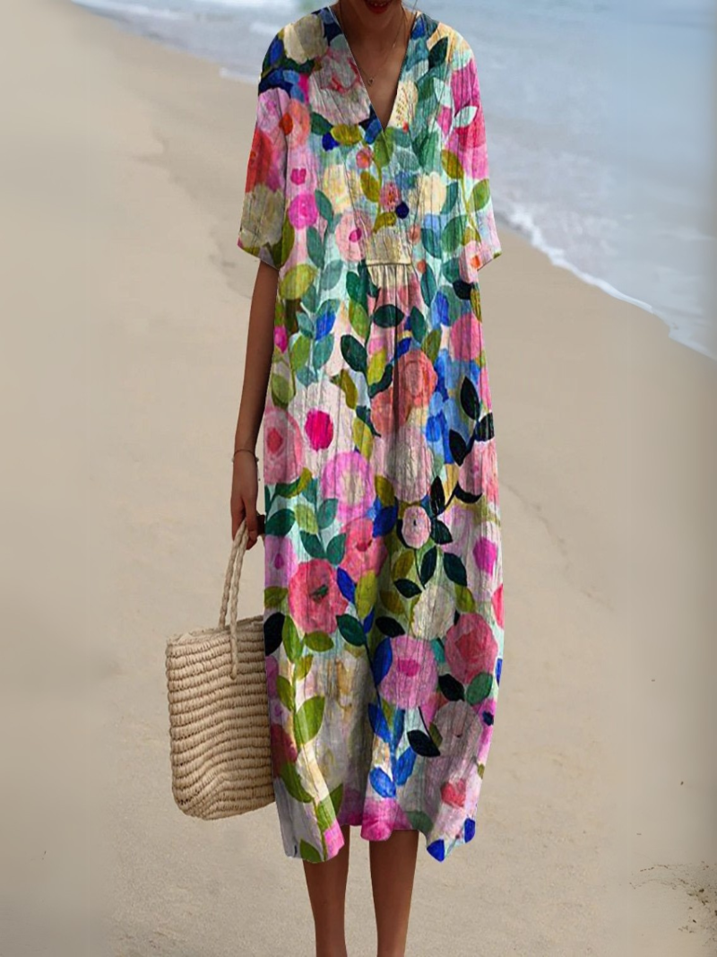 Audrey - Elegante vestido floral