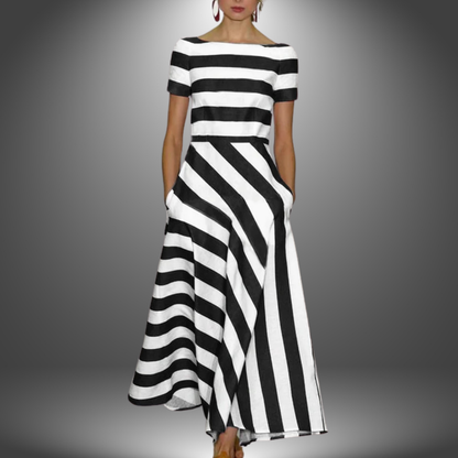 Natty | Vestido largo de rayas