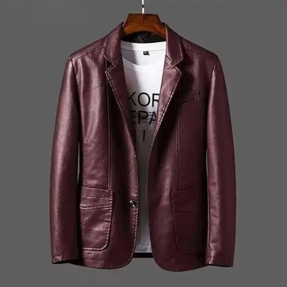 Chaqueta de cuero premium de Cole