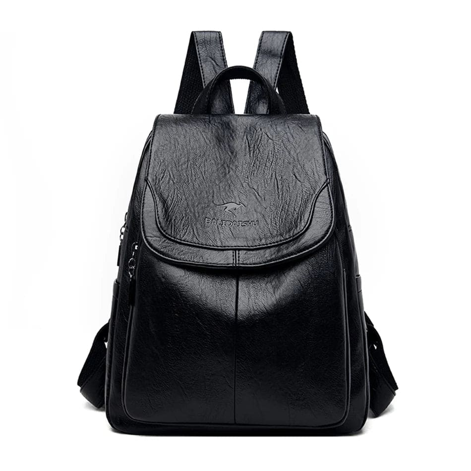 Olivia - Mochila de cuero segura