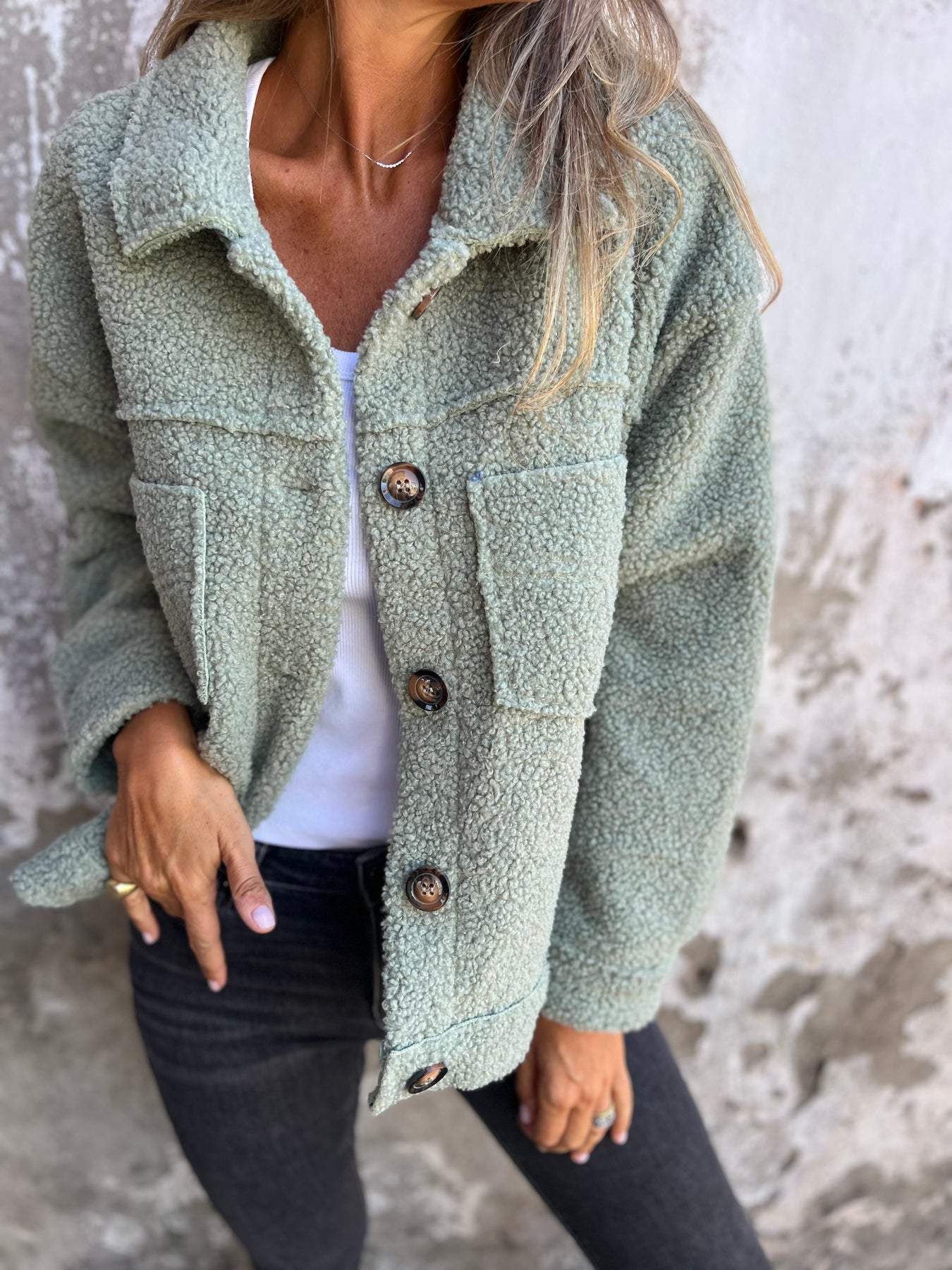 Lila | Chaqueta de peluche con estilo 