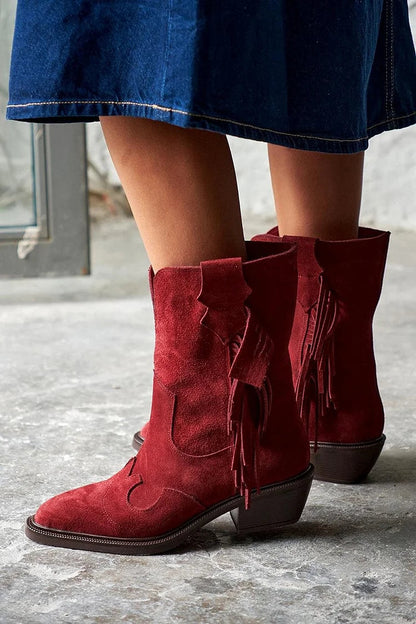 Ariana™ | Botines estilo western 