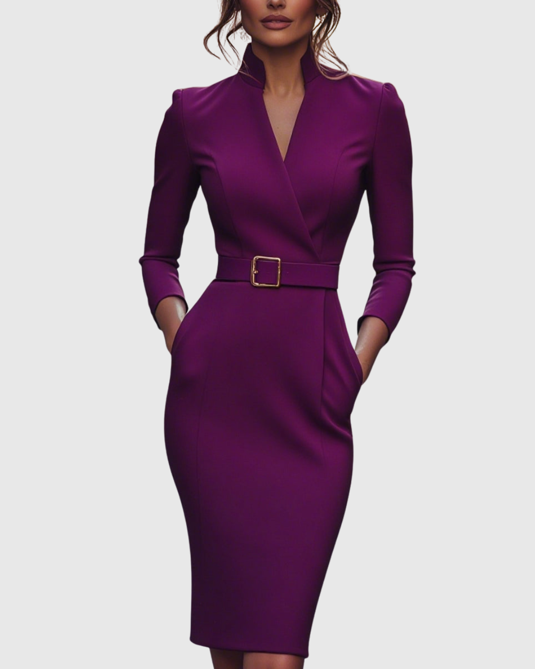 Clariel | Vestido midi refinado