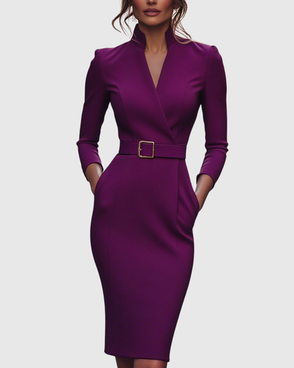 Clariel | Vestido midi refinado