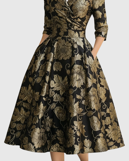 Moren | Vestido midi floral