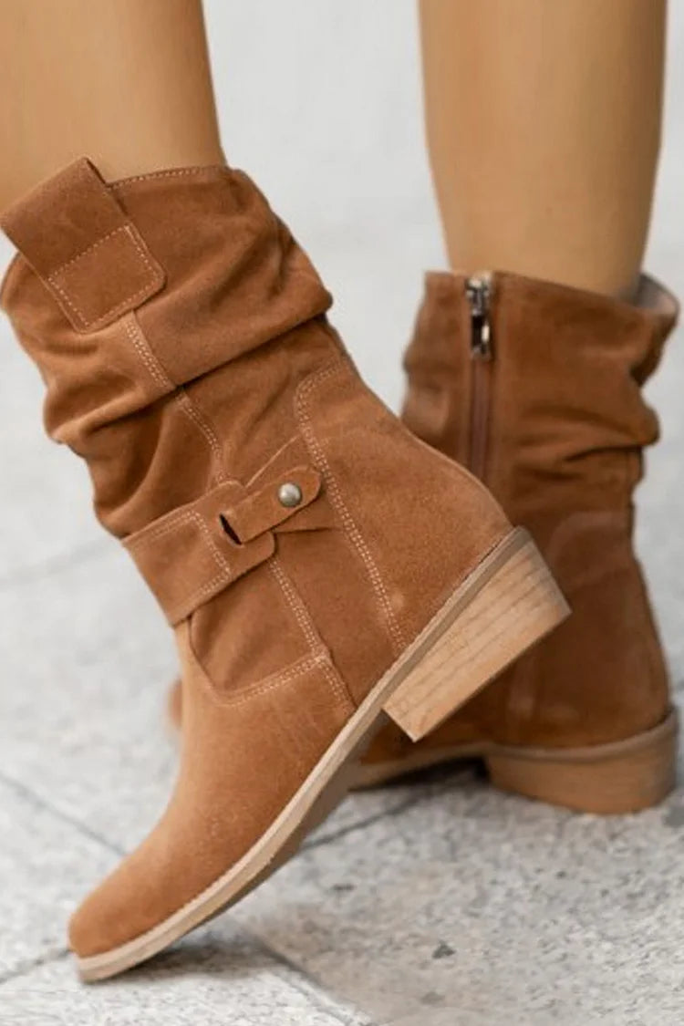 Cléa™ | Botines de ante suave 