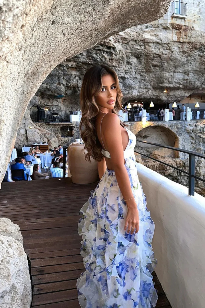 Opal™ | Vestido largo bordado