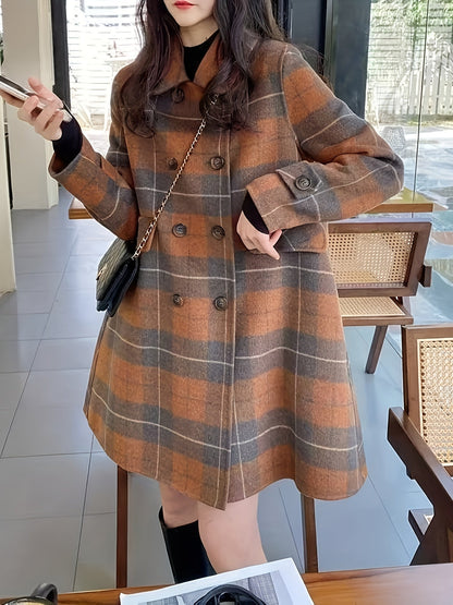 Mia – Abrigo de tweed a cuadros