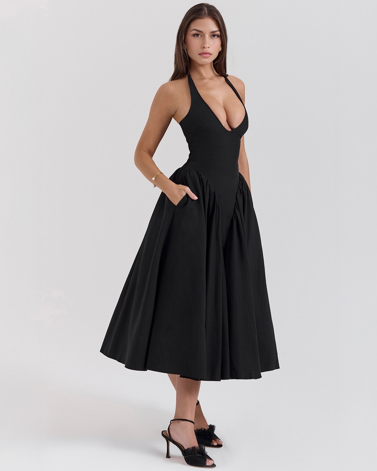 Vestido midi Monroe