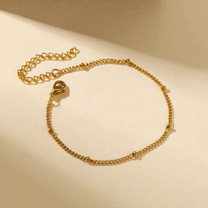 Pulsera de color dorado