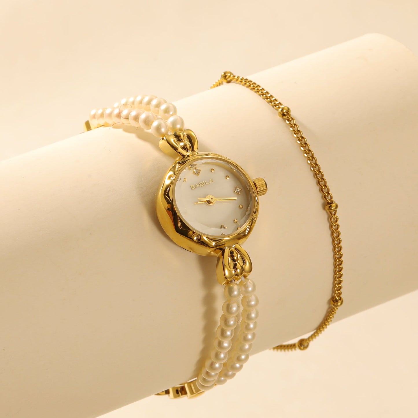 Pulsera de color dorado