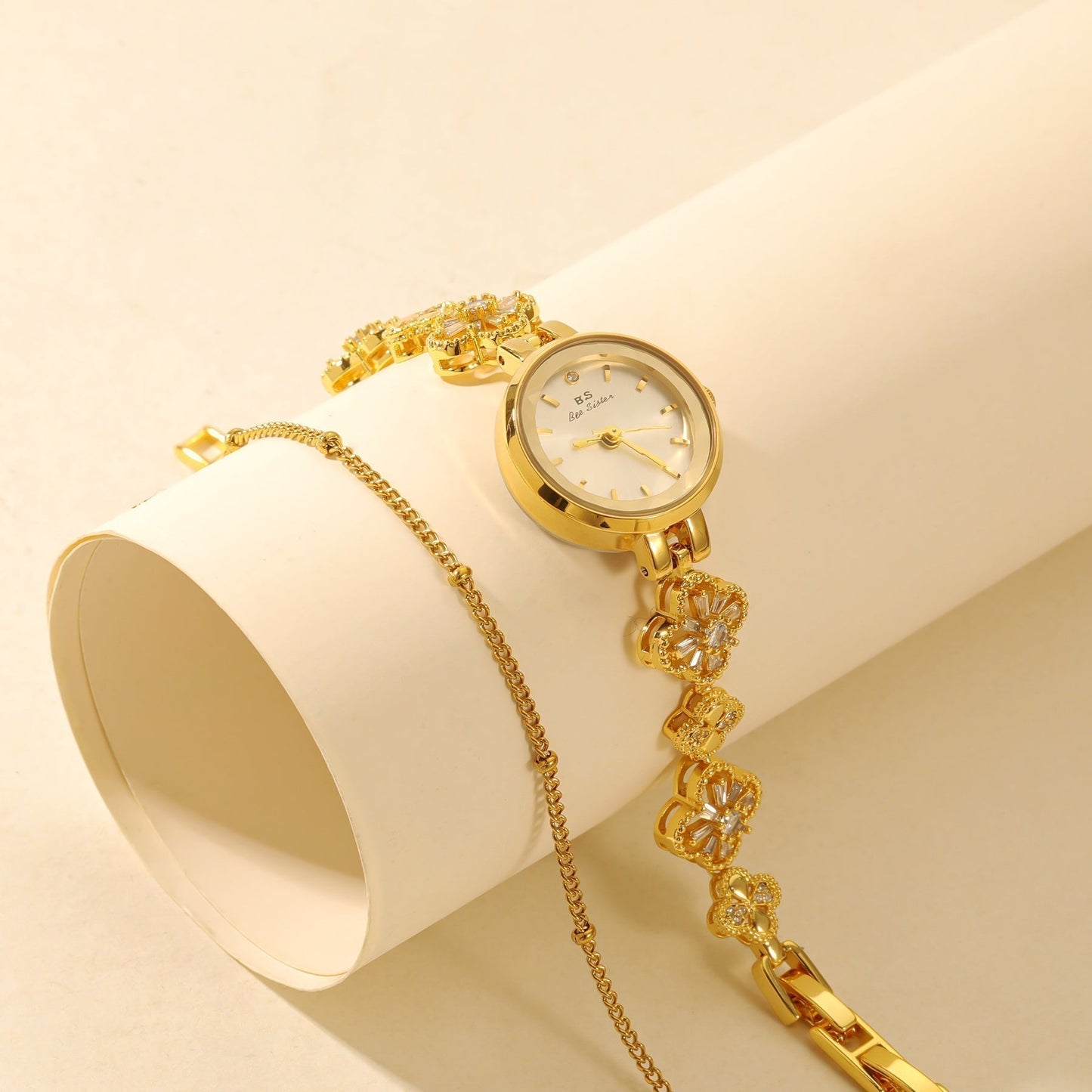 Pulsera de color dorado