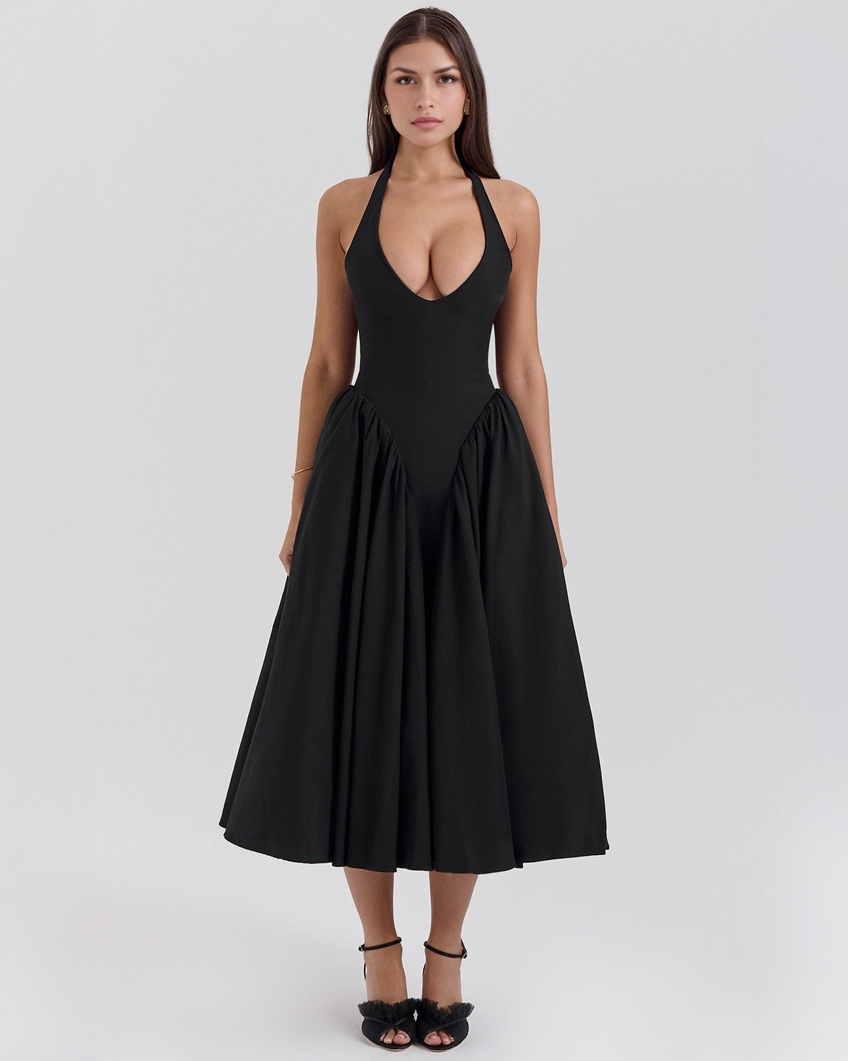 Vestido midi Monroe