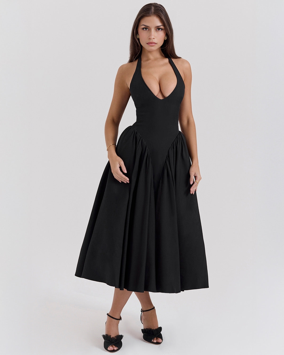 Vestido midi Monroe