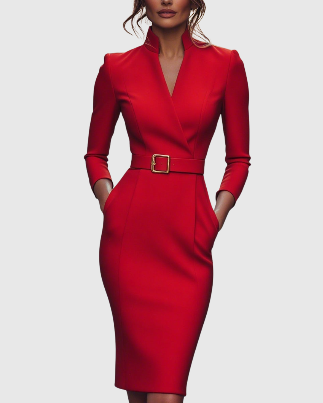 Clariel | Vestido midi refinado