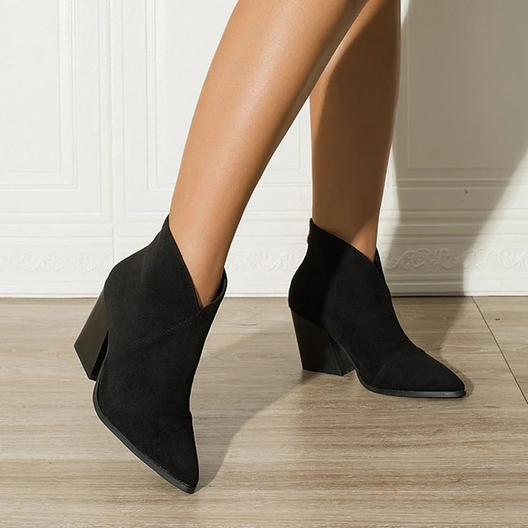 Céne™ | Botines elegantes de ante 