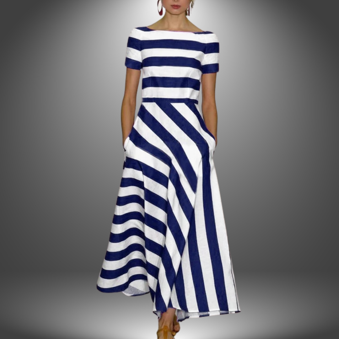Natty | Vestido largo de rayas
