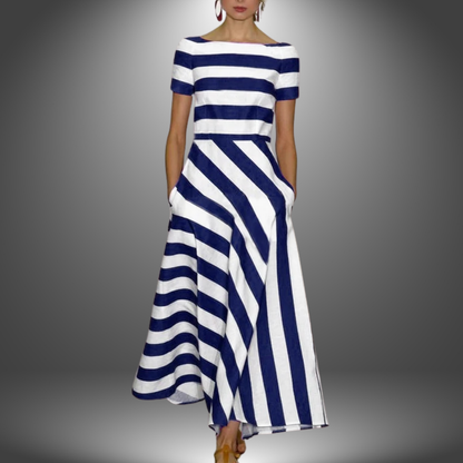 Natty | Vestido largo de rayas
