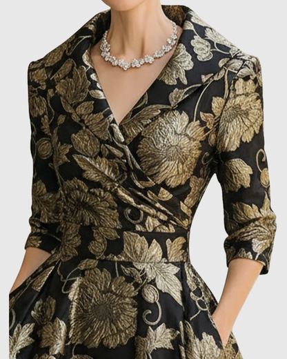 Moren | Vestido midi floral