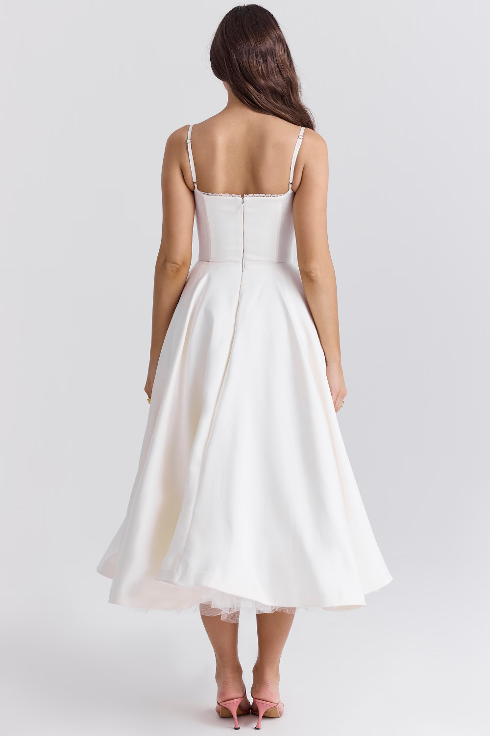 Alina™ | Vestido midi con corsé