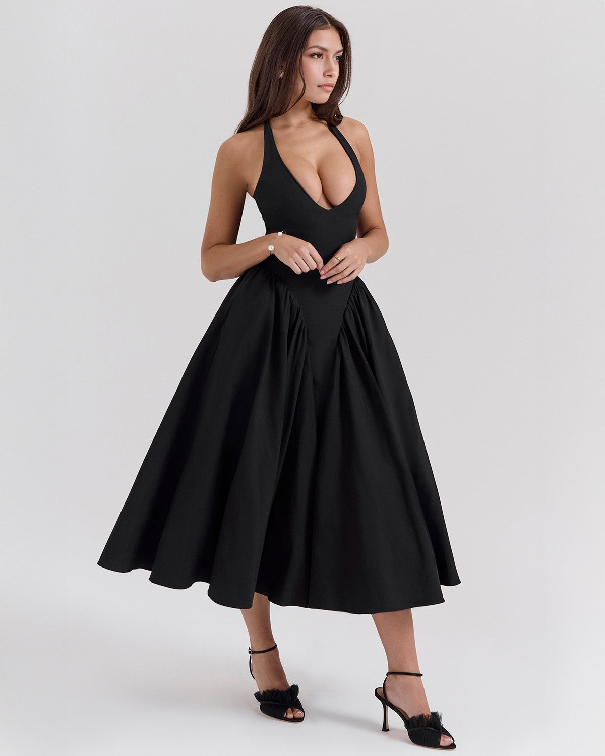 Vestido midi Monroe