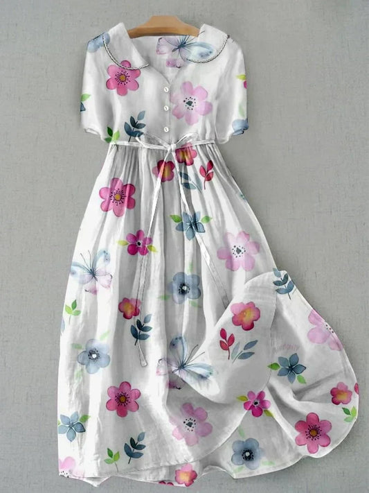 Cyril - Lazos florales para la cintura del vestido