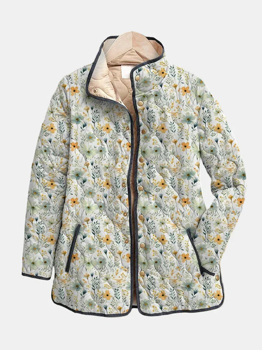 Nola | Preciosa chaqueta acolchada con estampado floral