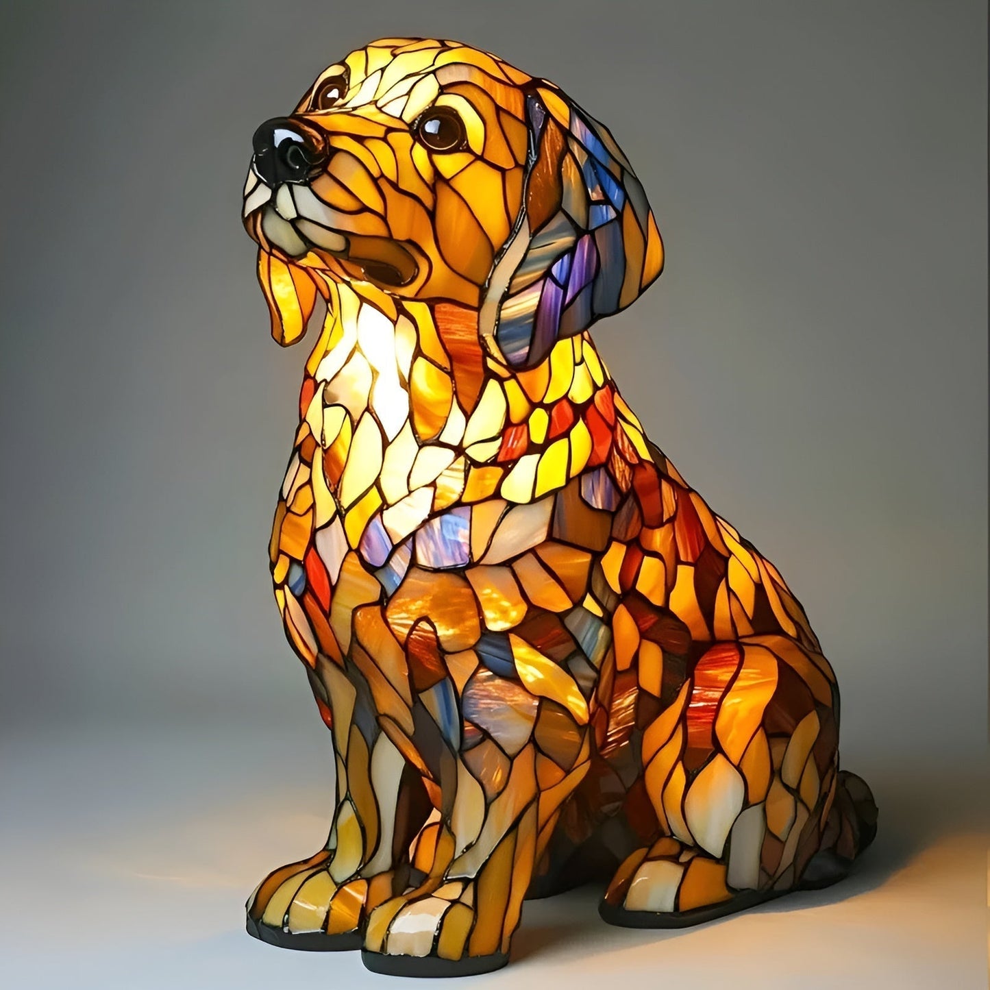 Golden Retriever de luz espiritual