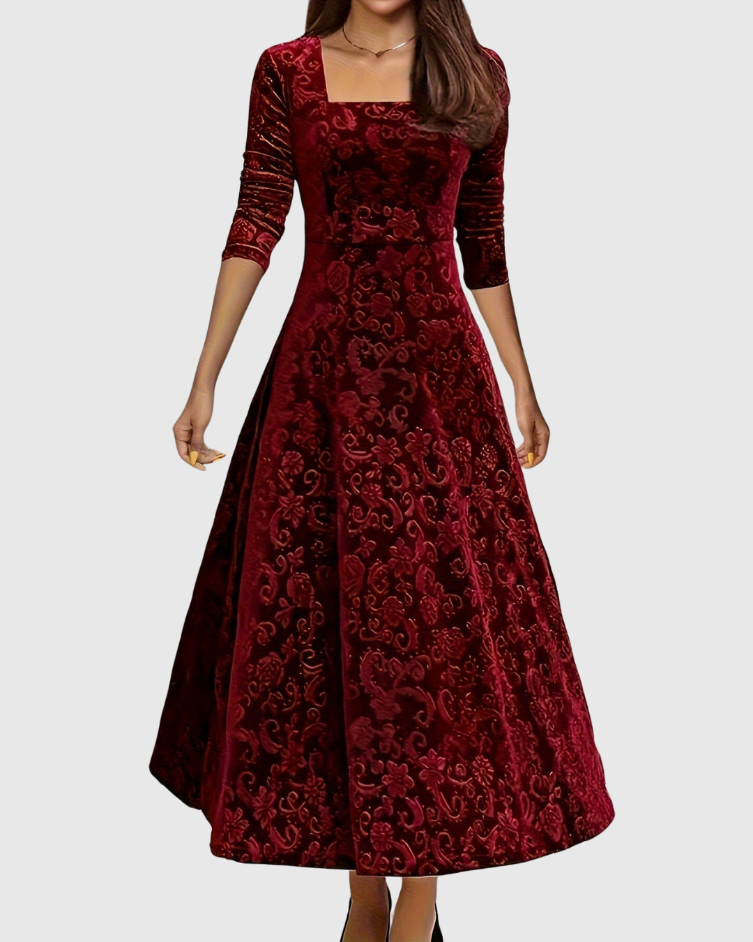 Veera | Elegante vestido midi floral
