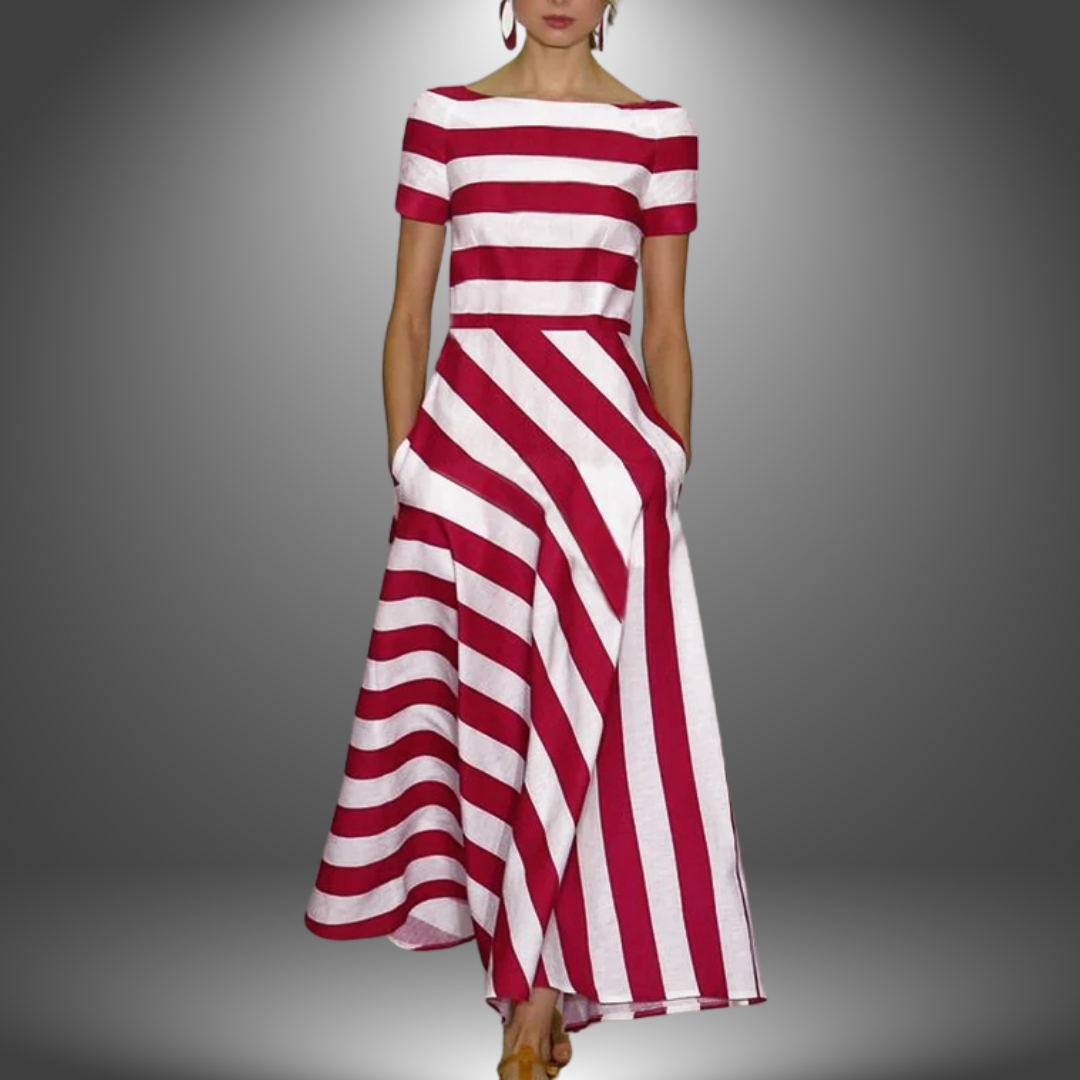 Natty | Vestido largo de rayas