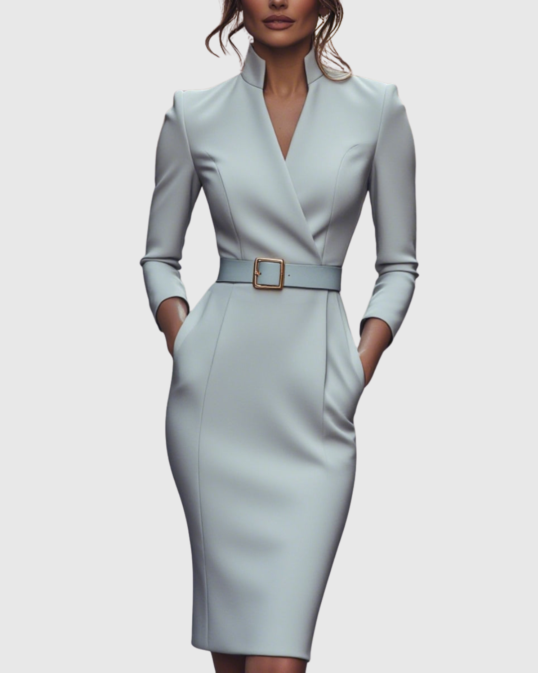 Clariel | Vestido midi refinado