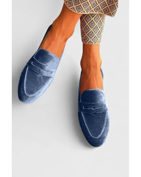 Lou - Mocasines de terciopelo