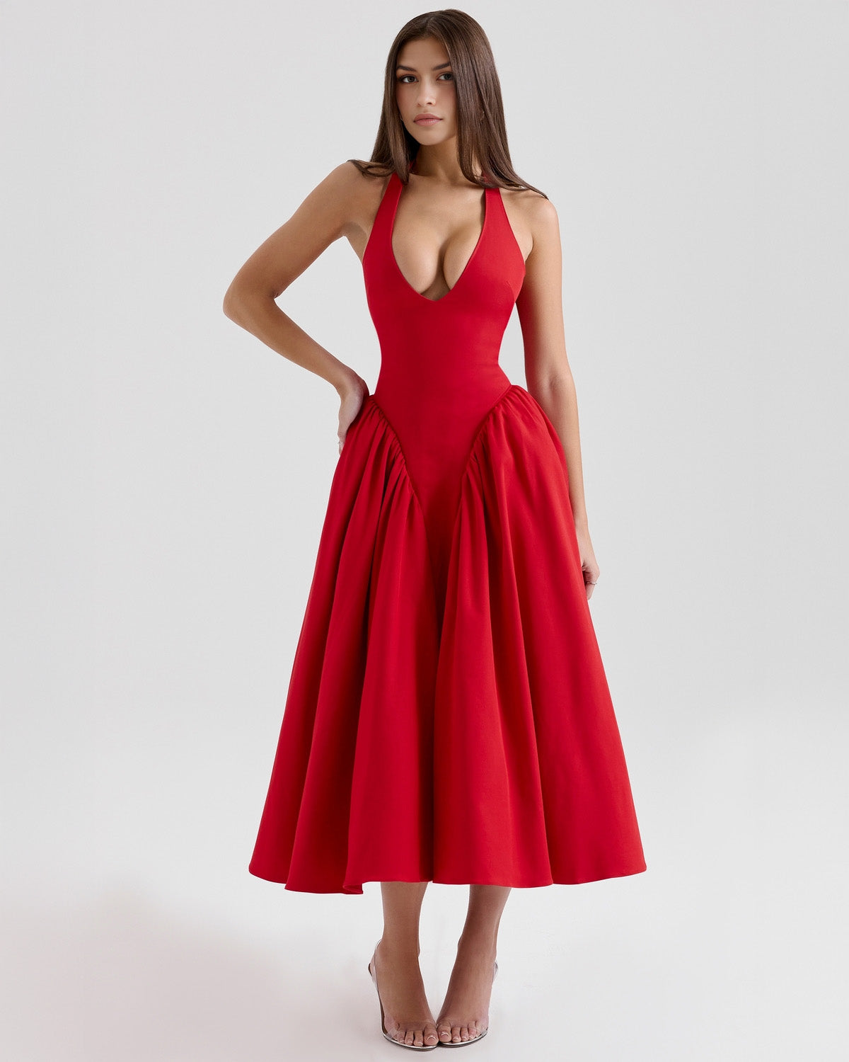 Vestido midi Monroe