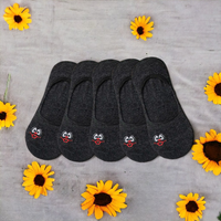 Paquete de 5, color negro, talla estadounidense 5-10