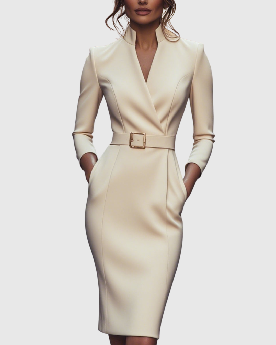 Clariel | Vestido midi refinado