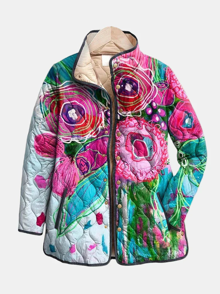 Arianne | Chaqueta elegante con estampado floral