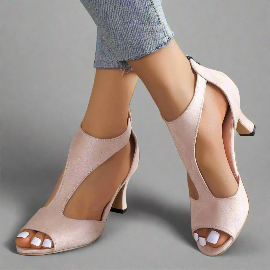 Heidrun | Sandalias de tacón elegantes y cómodas