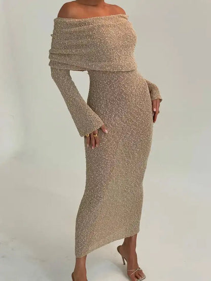 Kenvira™ | Vestido con hombros descubiertos